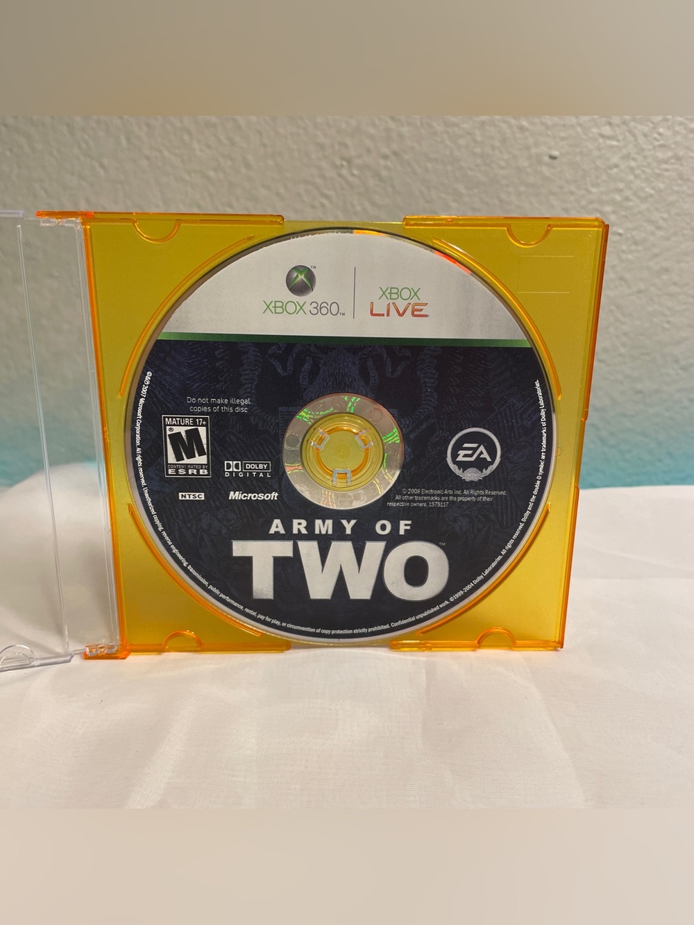 Army of Two Xbox 360 Tested Working Disc Only Videogame 2009